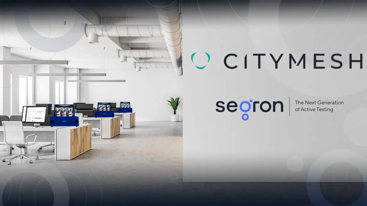 Citymesh selects SEGRON for network testing